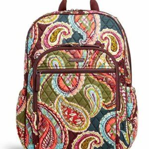 Vera Bradley Campus Tech Backpack Heirloom Paisley